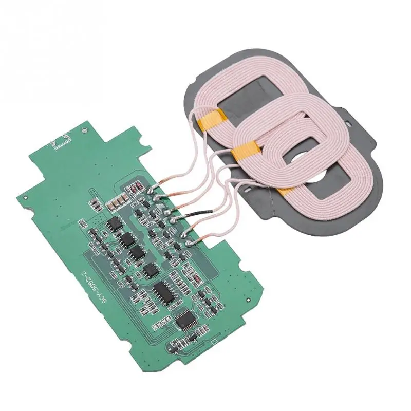 Qi модуль беспроводного зарядного устройства передатчик 5 Вт PCBA DIY 3 катушки