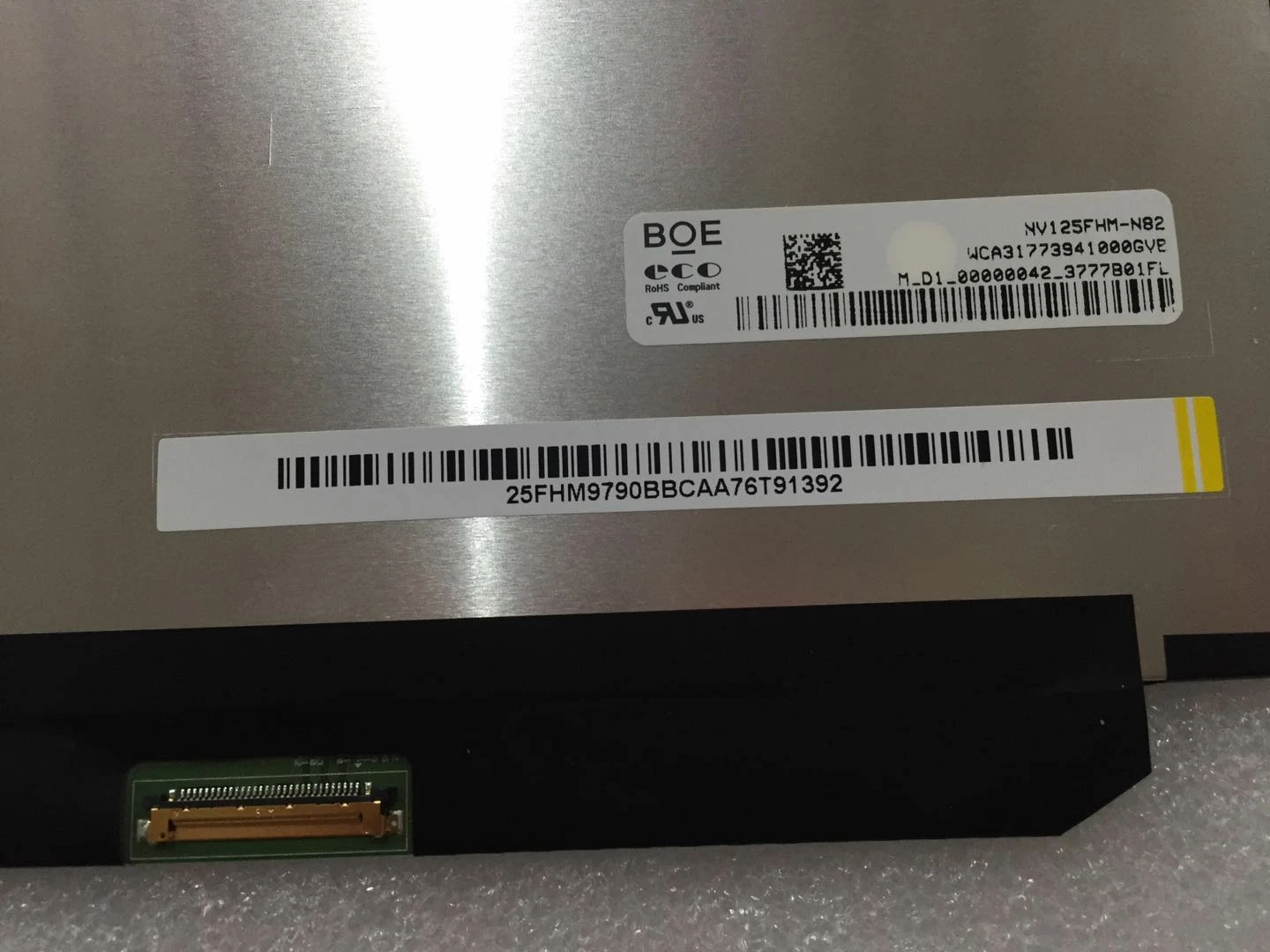 

NV125FHM-N82 B125HAN02.2 1920x1080 FHD IPS Display eDP 30 PINS Non-touch 12.5"LED LCD Screen