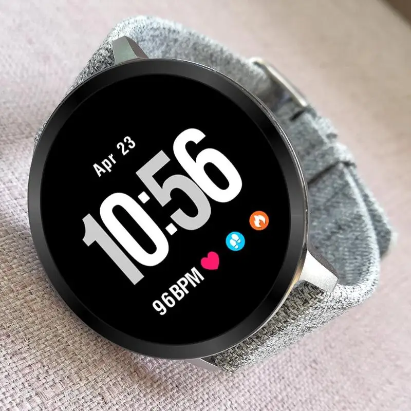 

696 V11 Round Dial Touch Watch Heart Rate Monitor Waterproof Smart Bracelet smartwatch gps watch fitness tracker Smartwatch