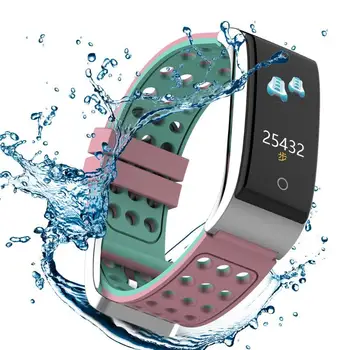 

E08 Fitness Tracker Heart Rate Smart Band Bracelet Blood Pressure Monitor Smartband ECG PPG IP67 Smart Wristband for iOS Android