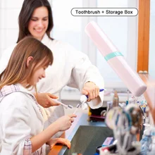 Портативная зубная щетка с футляром для хранения мягкой щетины зубная щетка для путешествий на открытом воздухе аксессуары для ванной комнаты