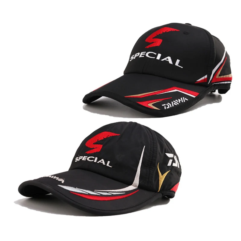 

1PC Daiwa 6 Styles Breathable Fishing Cap Outdoor Sports Baseball Hat Hiking Climbing Cycling Cap Quick Drying Sunshade Cap
