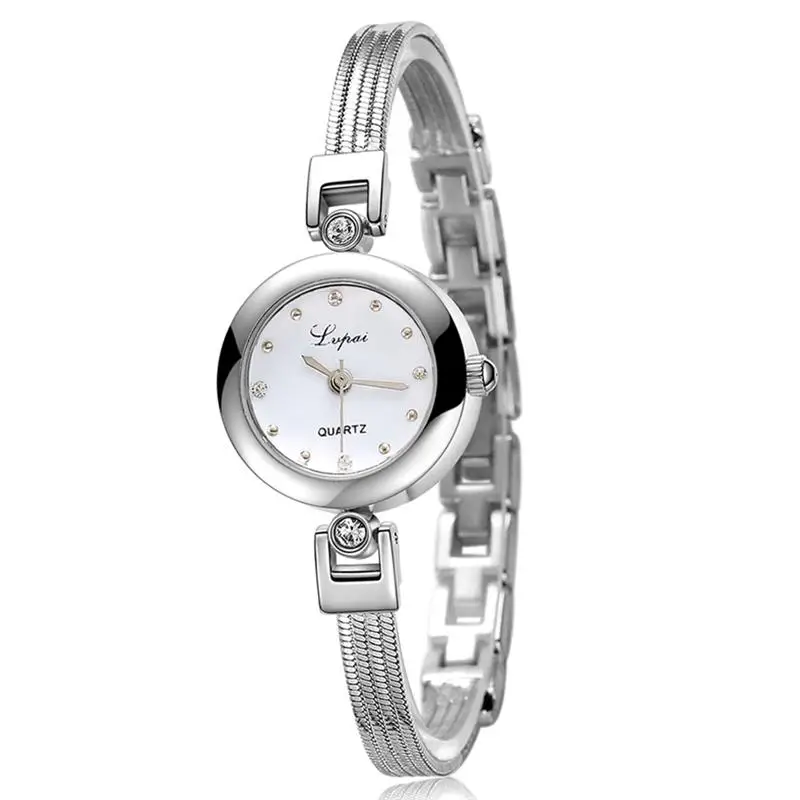 

Relogio Feminino Women Diamond Watch Small Dial Stainless Steel Analog Quartz Wristwatch Luxury Business Dress Watches