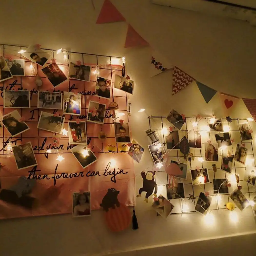 

Clip Home String Party Christmas Bedroom Photo Creative etc Decoration Light 1 LED Decorative Lights etc Wall Wedding