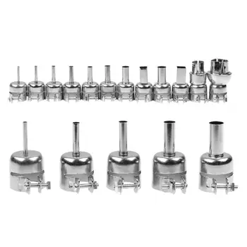 

Stainless Steel Heat Gun Nozzles Heat Air Guns Nozzle Tip Repair Tools for 850 Hot Air Soldering Station