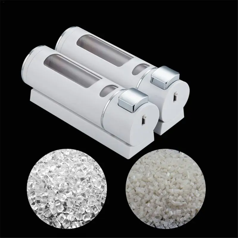 مفيدة الحائط موزع الصابون قدرة كبيرة شامبو استحمام هلام مضخة صندوق تخزين من البلاستيك لوازم الحمام مفيدة الحائط موزع الصابون قدرة كبيرة شامبو استحمام هلام مضخة صندوق تخزين من البلاستيك لوازم الحمام