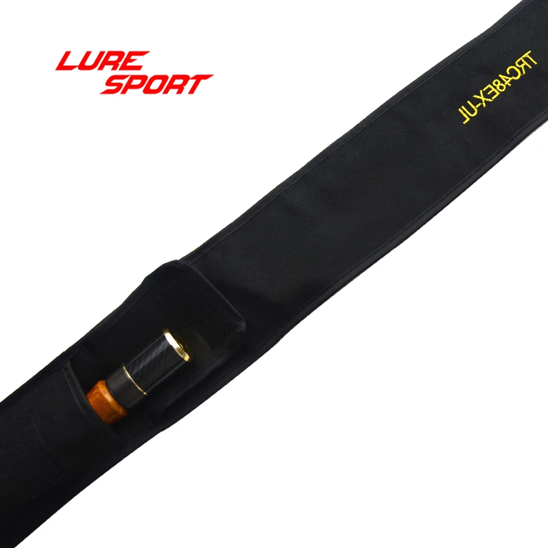 LureSport 2 шт. сумка для удочки 1,27 м замшевая ткань крючок и петля дизайн сумка для удочки