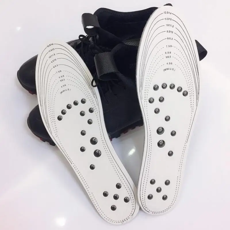 

1 Pair Memory Cotton Shoes pad Massage Insole Magnetic Therapy Foot mat Massager Shoe Inserts resist ird insoles