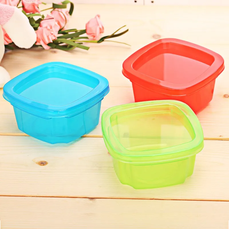 

1pc 200ml Baby Food Boxes Container Baby Snacks Storage Boxes Mini Portable Crisper Sealed Boxborn Baby New