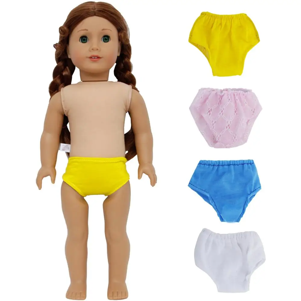 Стильные трусы, розовая, Синяя пляжная одежда, нижнее белье, одежда для американской девочки, кукла для 43 см, 18 дюймов, аксессуары для девочек, детские игрушки