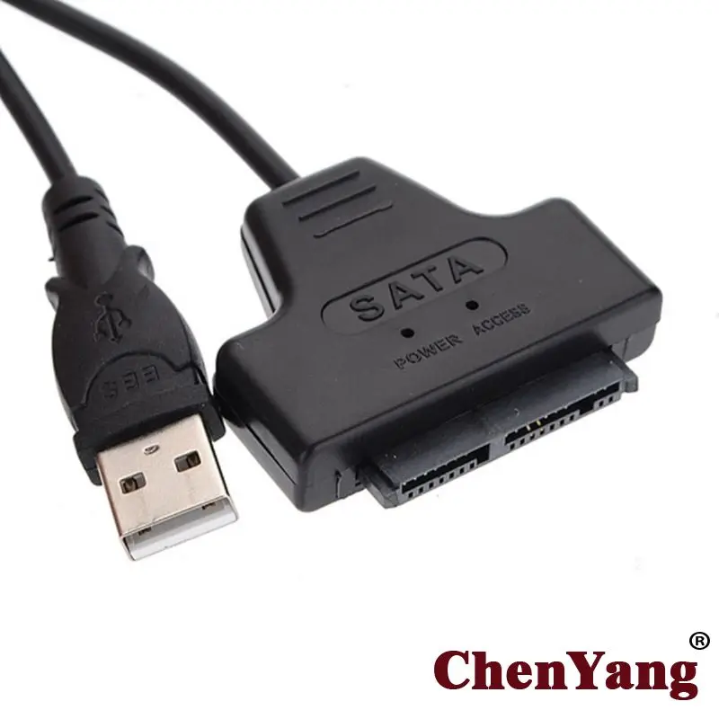 

10pcs/lot USB 2.0 to Micro SATA 7 9 16pin 1 8" 1 8 inch Hard Drives SSD Adapter Cable