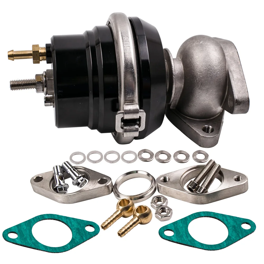 

Brand New Universal External 38MM Turbo V-BAND Wastegate Bypass Exhaust & Spring Wastegate Kit