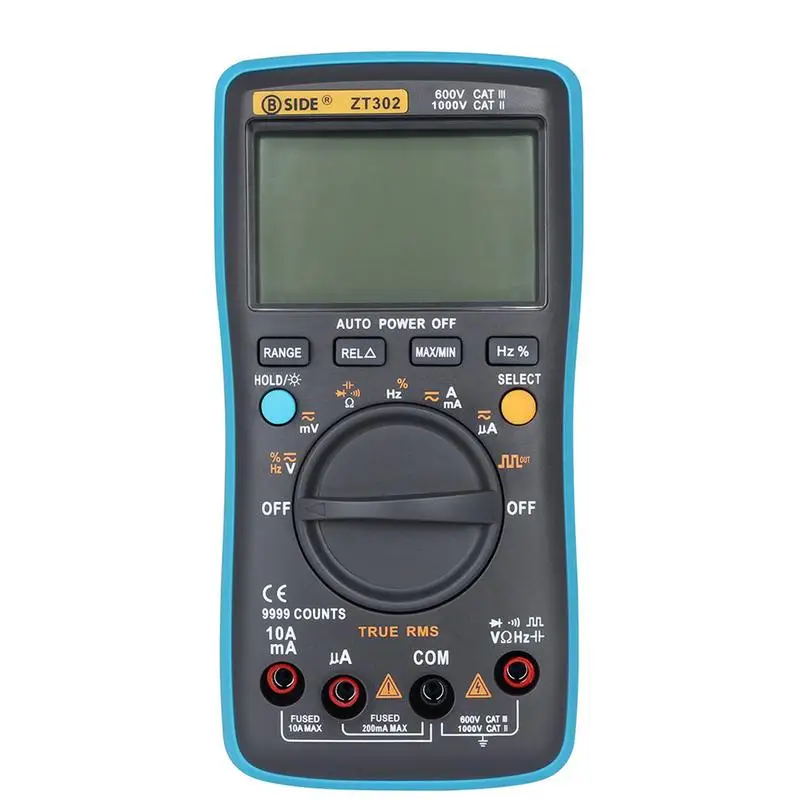

new ZT302 true RMS digital multimeter square wave output 9000 word large screen LCD electric test diagnostic machine