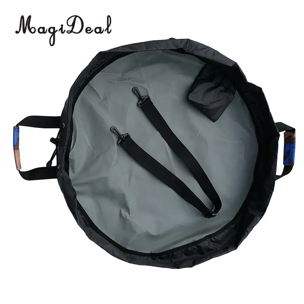 MagiDeal Durable Waterproof Wetsuit Change Mat Carry Dry Bag Pack w/Shoulder Strap for Beach Water Sports Surfing Surf Changing