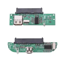 НОВЫЙ 2,5 "USB 2,0 на SATA 7 + 15 Pin адаптер для жесткого диска конвертер для ноутбука 2,5" HDD жесткий диск с внутреннего на внешний