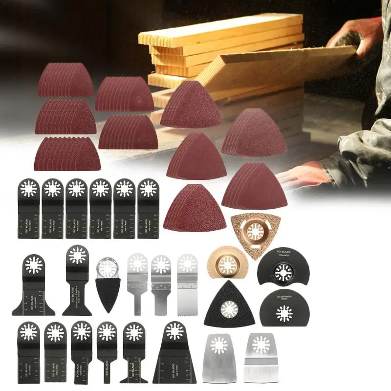 

100PCS Oscillating Saw Cutter Multi Tool Accessories Kit For FEIN BOSCH MAKITA
