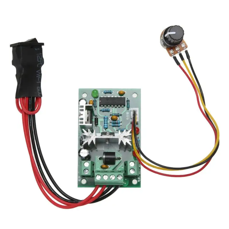 Контроллер скорости двигателя постоянного тока C10V12V24V30V 120 Вт ШИМ 500 Гц