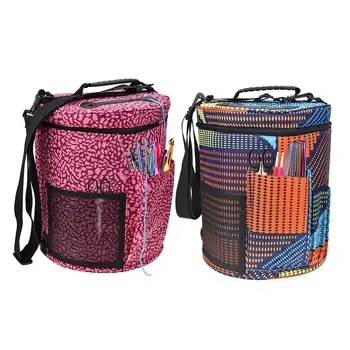 

New Yarn Case Yarn Storage Knitting Yarn Bag Big Capacity Women Home Crochet Hooks Thread Yarn Storage Bag DIY Sewing Kit Bag