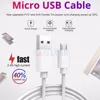 Cable de datos de carga rápida tipo C para móvil, Cable de carga Micro USB para Samsung S9, S8, S10 Plus, Huawei P30, P20, Xiaomi Mi8, Mi9 ► Foto 1/6