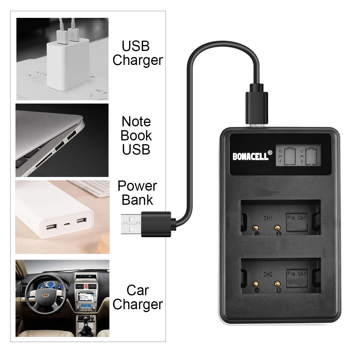 Bonacell 1400mAh NB 10L NB10L батареи + LCD двойное зарядное устройство для Canon G1X G15 G16 SX40HS SX50HS SX60HS
