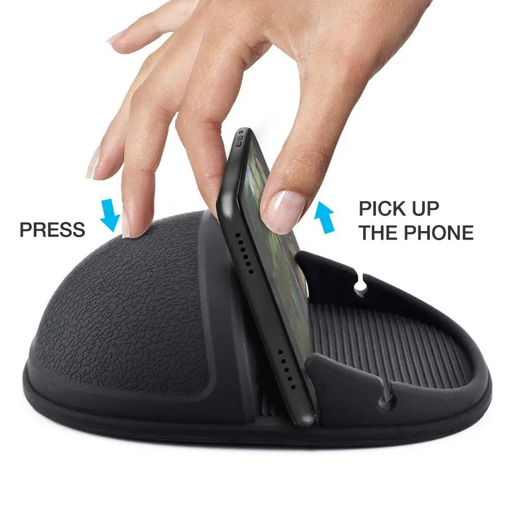 

Car Phone Holder Dashboard Desktop Silicone Bracket Anti-Slip Storage Navigation Stand For IPhone Android Smartphone