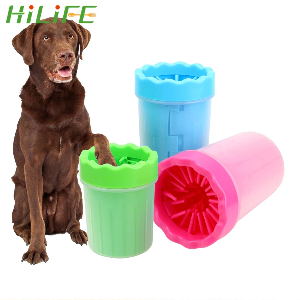 

HILIFE Portable Pet Cats Dogs Foot Clean Cup Dog Soft Silicone Washing Brush Paw Washer Cat Cleaning Tool Dog Accessories