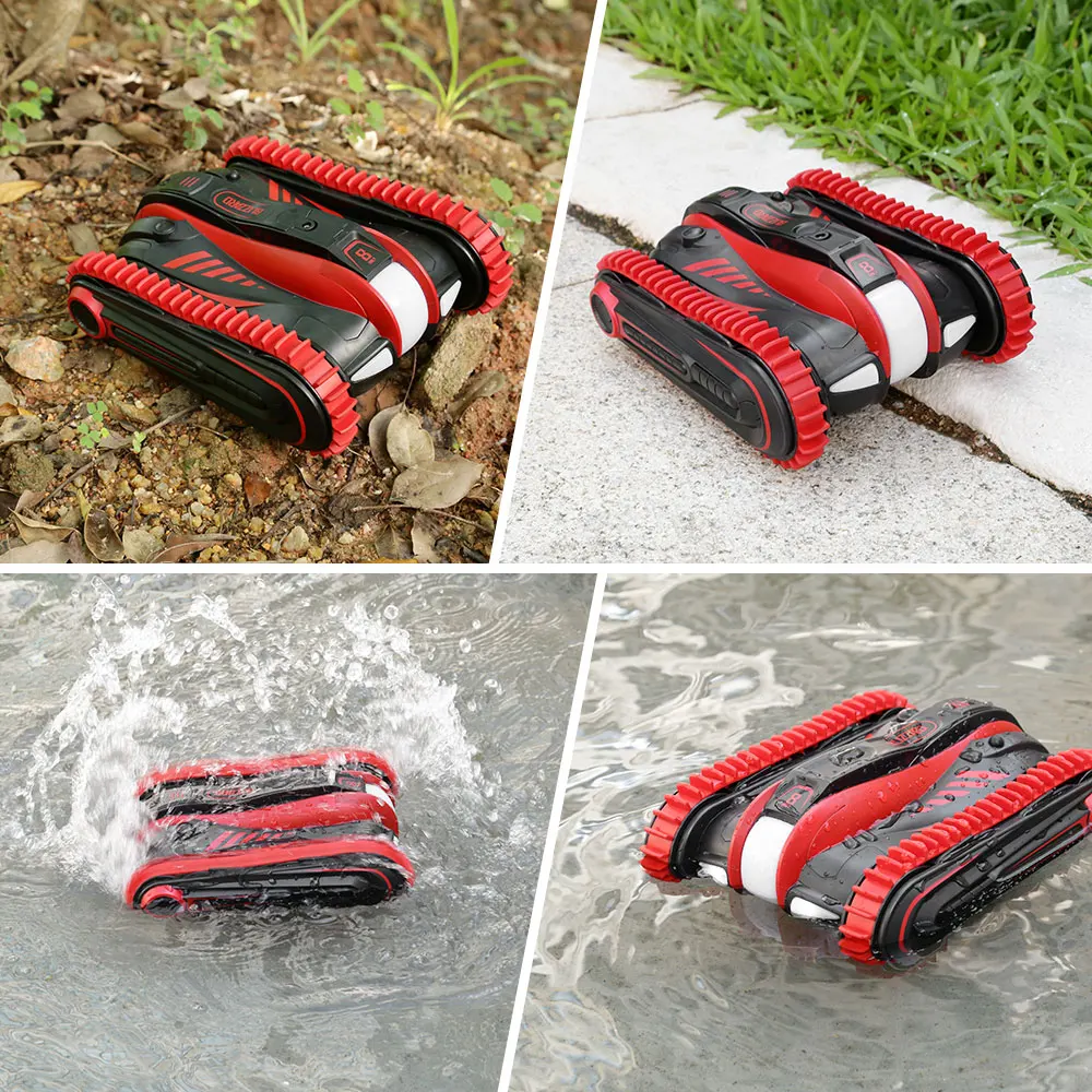 

YED 1803 2.4GHz 6-channel Amphibious Car Strong Remote Control 360-Degree Rotation Vehicle Toy for Kids Children Gift