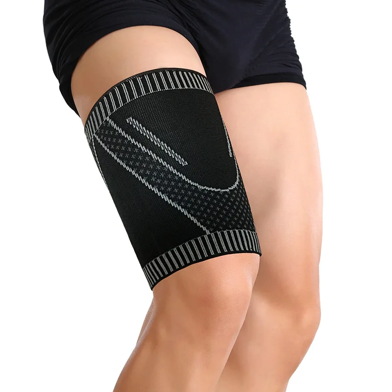 

1 Piece Sport Thigh Guard Wrap Muscle Strain Protector Compression Nylon Wrap Guard Shin Leg Sleeve Climbing Leg Support