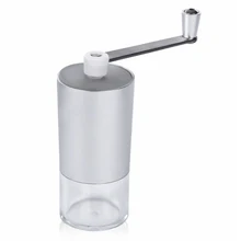 Portable Manual Coffee Bean Grinder Mill Brush and Spoon Kitchen Grinding Tool