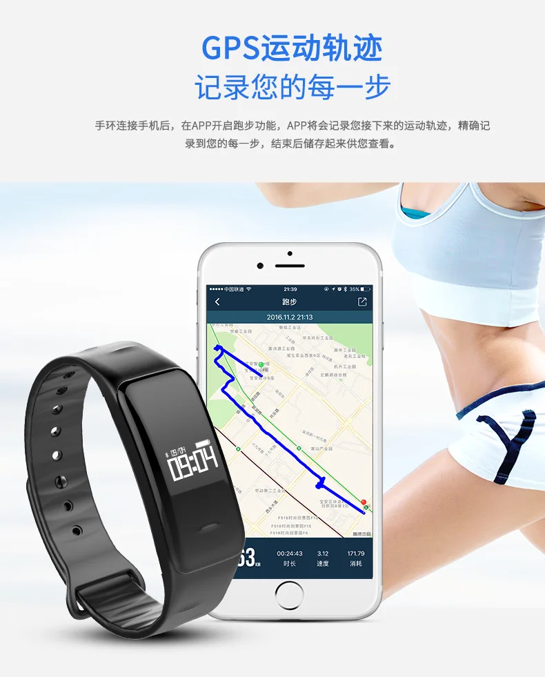 

4 Silicone Band Strap Buckle Smart Wristband Running Sport Watch Band New Soft Replacement Bracele SRE19040101 190401 bobo