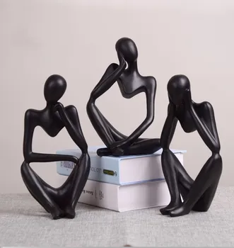 

Creative Resin Abstract Figures Home Decorative Artwork Modern Minimalist Living Room Desktop Home Accessories Accessories