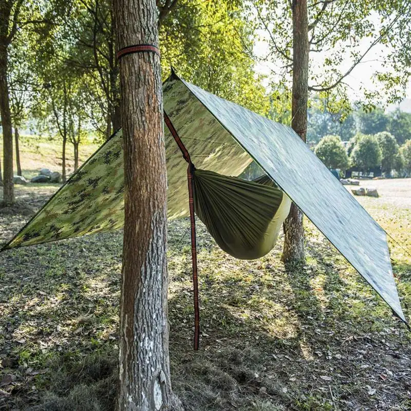Impermeable UV multifunción tienda Tarp luz sol sombra verano jardín Gazebo Ourdoor sombra velas
