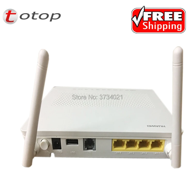 

5Pcs/Carton, Free Shipping Second hand Huawei HG8546M GPON ONU with 1GE+3FE+1TEL+1USB+WIFI, English Firmware