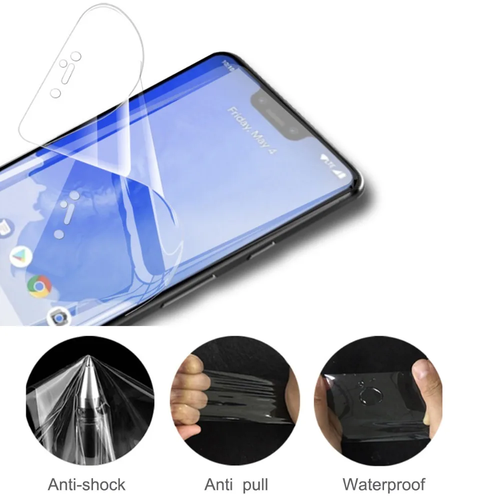 Пленка с полным покрытием для Xiaomi A2 Lite Экран Защитная нанопленка Redmi 6 Pro Note 5 7