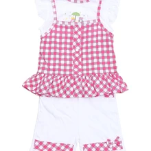 Модный комплект одежды для маленьких девочек, одежда для маленьких девочек комплект из 3 предметов, платье, жилет с принтом из хлопка