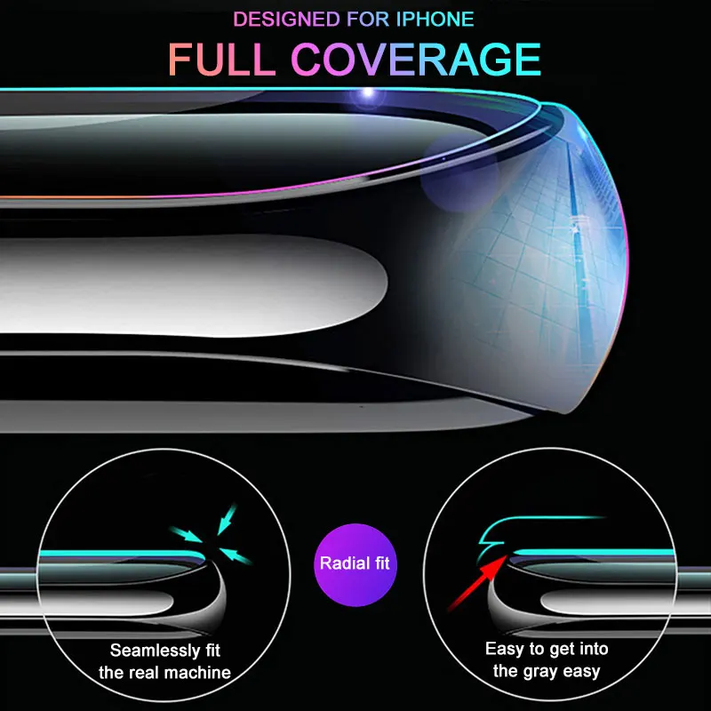 20D Full Curved Tempered Glass For Samsung Galaxy S8 S9 Plus Note 8 9 Screen Protector For Samsung S6 S7 Plus S8 Protective Film