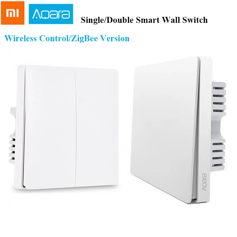 Aqara ZigBee версия настенный выключатель Умный света управление беспроводное