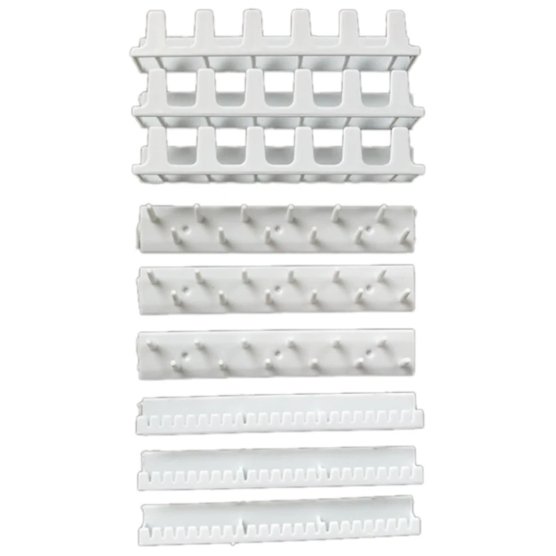 9 Pcs Adhesive Jewelry Hooks Wall Mount Storage Holder Organizer