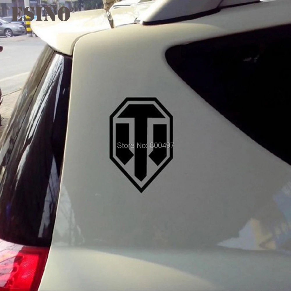 Новый дизайн World of Tanks креативная Автомобильная наклейка мультяшная на бампер