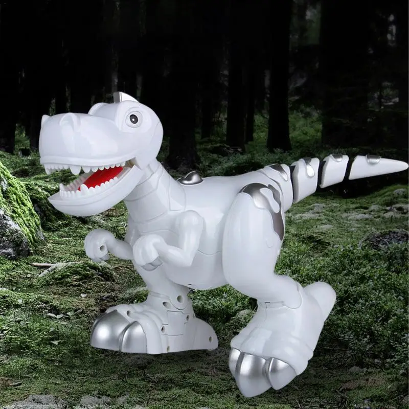 

Intelligent Remote Control Toy For Children Electric Robot Multi-function Music Lighting Touch-sensing Dinosaur Toy Gift Box