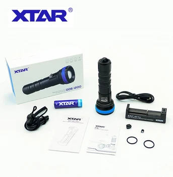 

XTAR D06 1200 diving flashlight Cree XP-L2 V6 max 1200 lumen beam distance 50 meter Magnetic switch torch 100 meter diving depth