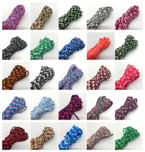 10 metros Paracord 550 Parachute Cord Cordão Corda Mil Spec Tipo III 7 Strand Escalada Camping Survival Equipment-Mix cor