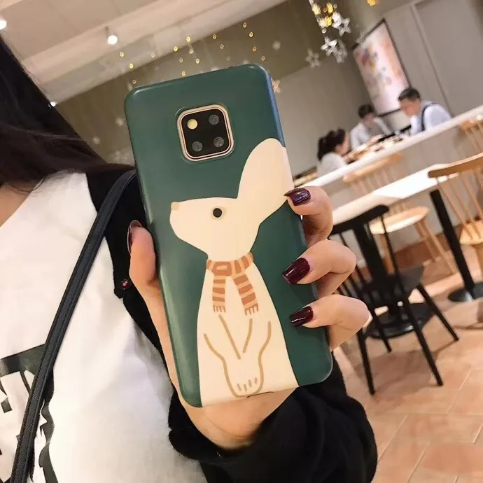 S20 корейский чехол для телефона с кроликом Samsung S8 S9 + S10PLUS note 8/9 10pro мягкий из тпу