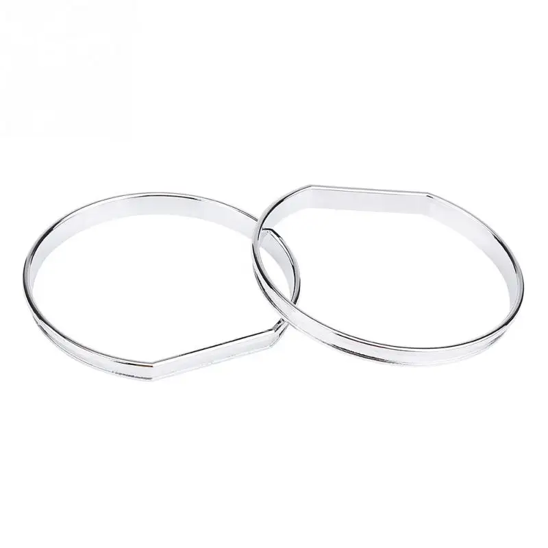 4pcs Car Front Dashboard Speedometer Gauge Decoration Frame Chrome Gauge Dash Dial Rings Trim for BMW E46 Auto Replacement Parts 4pcs Car Front Dashboard Speedometer Gauge Decoration Frame Chrome Gauge Dash Dial Rings Trim for BMW E46 Auto Replacement Parts