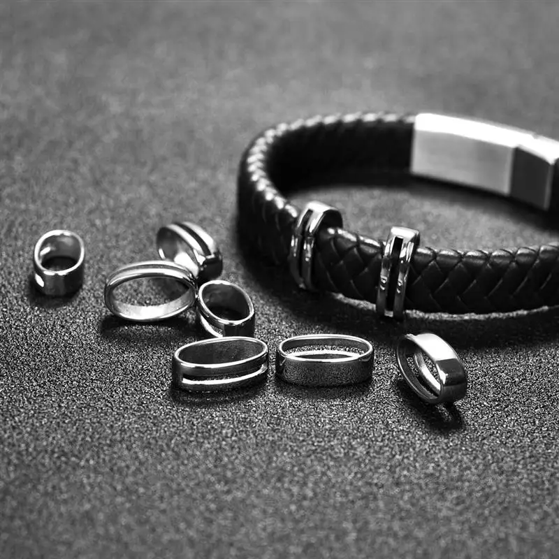 DIY ювелирных изделий из нержавеющей стали Эллиптический слайдер разделители