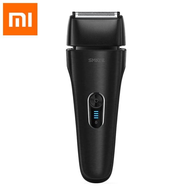 Дешево Xiaomi SMATE ST W482 электробритва перезаряжаемая 4 плавучие Фрезы Полностью водонепроницаемый корпус Быстрая зарядка бритвенный станок для бороды