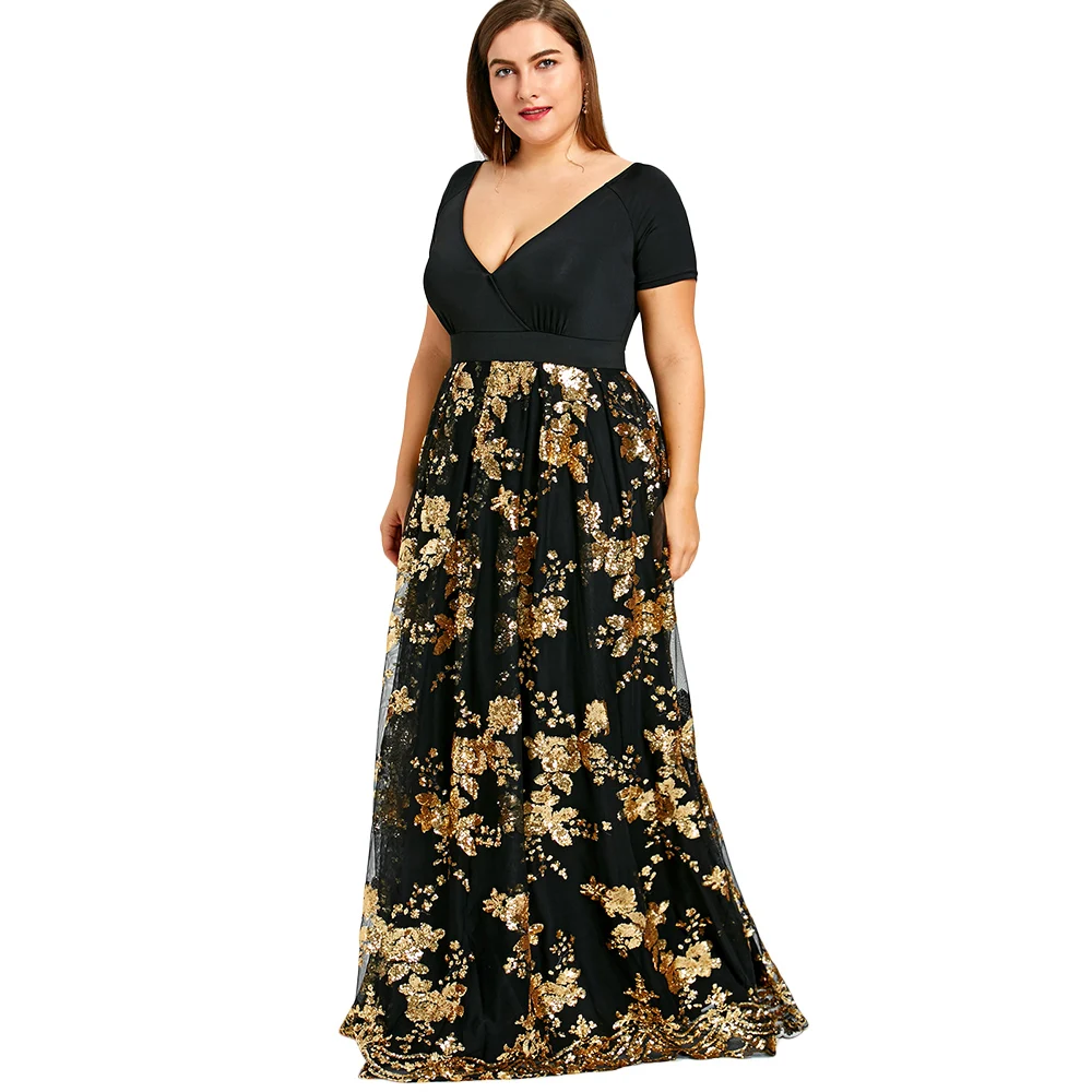 rosegal plus size maxi dresses