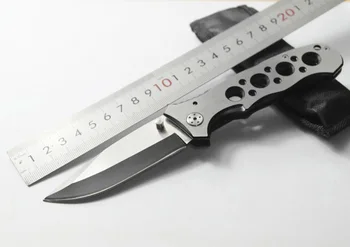 

OWL OD033-C Free ship Folding blade knife High Custom Hunting Handmade 440C Steel camping knife outdoor stainless steel knive