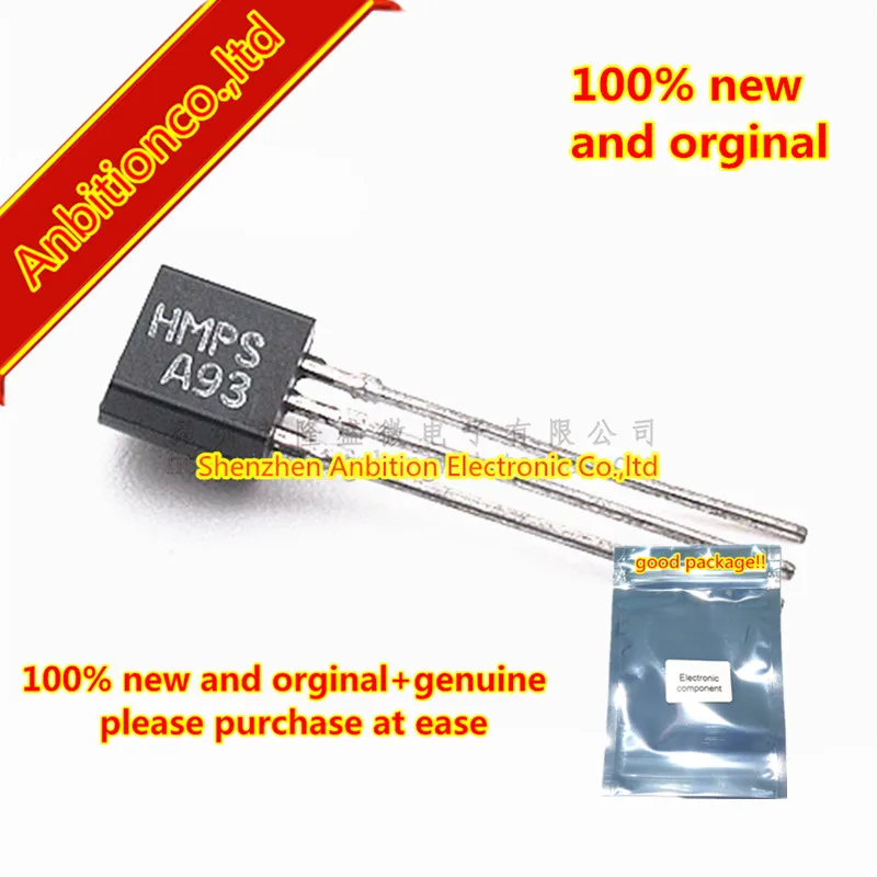 

20pcs 100% new and orginal TO-92 MPSA93 A93 MOS High Voltage Transistors in stock