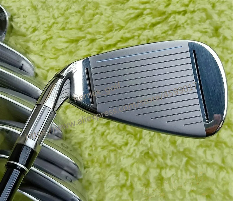 نوادي الجولف 2018 نموذج M4 الحديد مجموعة الحديد جولف الحديد 4-9 PS (8 قطعة) r/S فليكس الصلب/الجرافيت رمح مع غطاء رأس